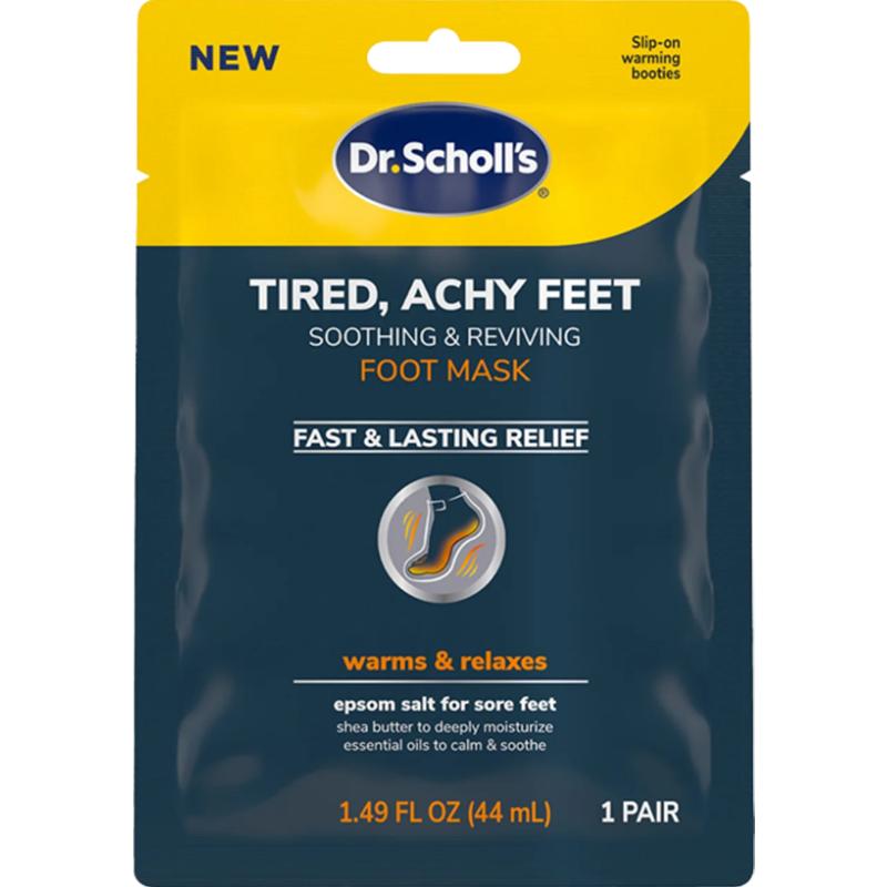 DrScholls美国爽健补水修复保湿舒缓疲劳恢复足膜润足膜贴44ml/袋