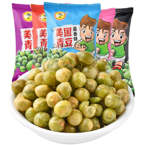 旭源美国青豆豌豆子小包装小零食散装蒜味整箱吃货休闲食品小吃