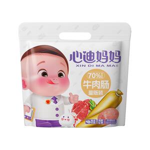 心迪妈妈儿童牛肉肠添加牛肉儿童零食肉肠即食儿童早餐肉肠450g