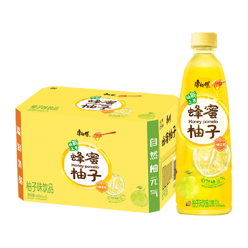 康师傅蜂蜜柚子饮料500ml*15瓶