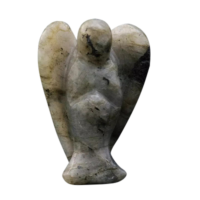 2寸天使许愿守护神原石手把件