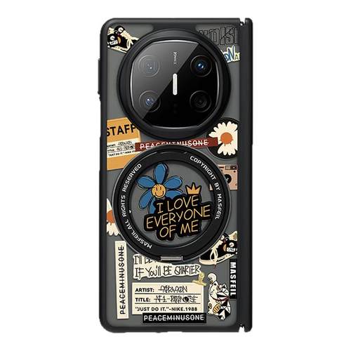 MASFEIL × INS便签适用于华为matex6手机壳折叠屏新款matex7典藏版保护套x3带磁吸支架X5超薄网红高级感