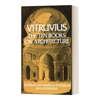 英文原版 The Ten Books on Architecture 维特鲁威 建筑十书 豆瓣9.3分 英文版 进口英语原版书籍