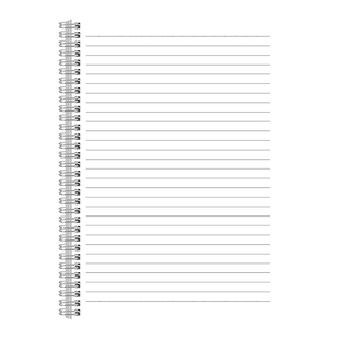 四方伙伴pp侧翻线圈本笔记本本子B5加厚简约ins风大学生考研笔记横线本练习本记录本美文摘抄记事本双线圈本