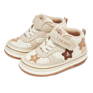 泰兰尼斯秋季新款男宝宝防滑软底学步鞋婴儿矫正机能鞋女童鞋子