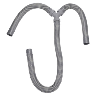 Y型下水道三通管排水管双洗衣机拖把水槽菜盆软管加长防臭螺纹头