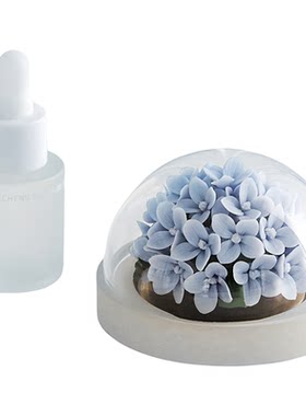 【生日礼物】呈白十二花神琉璃绣球非遗白瓷花香薰礼盒扩香摆件