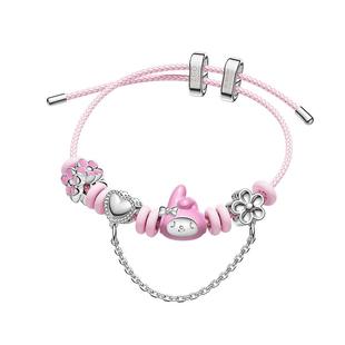 潮色绘x三丽鸥美乐蒂Melody招桃花手链女可爱手串送女友闺蜜礼物