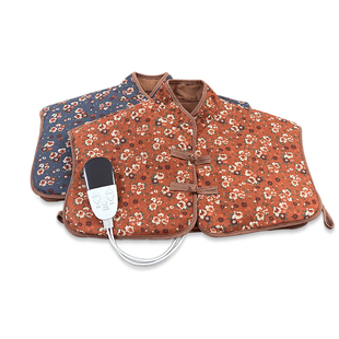 端阳古法艾绒电加热护肩 艾灸热敷包 肩膀保暖颈椎 蕲艾披肩