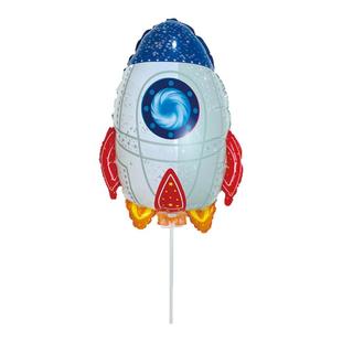 卡通动物夹片气球手托杆气球幼儿园活动宝宝生日气氛用品