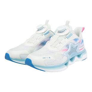 特步女童跑鞋2024夏季新款单网中大童减震防滑透气跑步鞋运动鞋