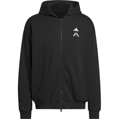 Adidas/阿迪达斯正品2025冬季款男女日常连帽针织篮球外套KF3243