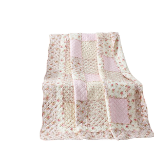 双面纯棉拼布高档床盖榻榻米炕盖