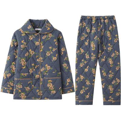 2026年纯棉睡衣加厚秋冬款女