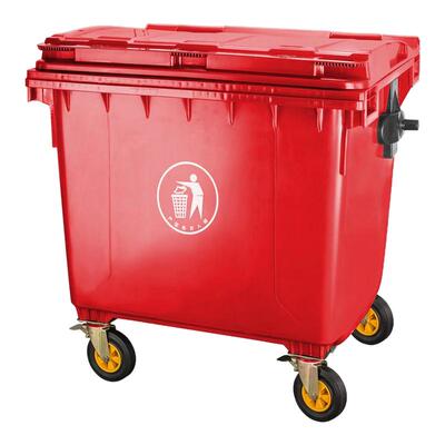 660升垃圾桶户外环卫垃圾车手推车超大型垃圾中转箱1200L1100L400