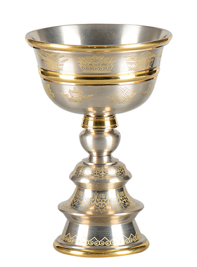 烛台印度手工雕花酥油灯