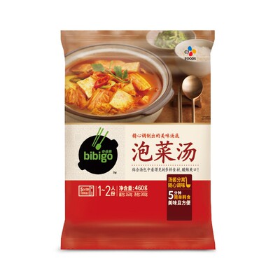 宋茜同款bibigo必品阁韩式泡菜汤方便速食汤速食韩国泡菜豆腐汤料