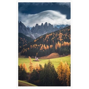 3D-JP心选定制成人解闷平面塑料拼图风景建筑插画客厅挂墙装饰画