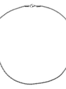 波光粼粼不掉色钛钢锁骨项链素链