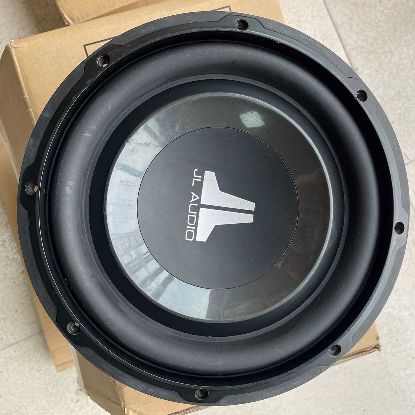 议价捷力低音炮喇叭10寸10W1音质非常不错用了不到一年