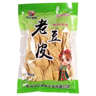 正宗贵州手工豆腐皮原味干货特产腐竹素肉头层手撕地摊火锅老豆皮