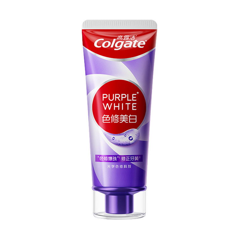 色修美白牙膏果味亮白牙齿