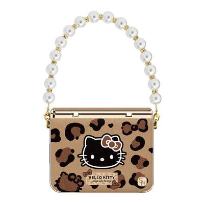 SHEHENG ×美拉德凯蒂适用华为purax手机壳卡通全包羊皮质感purax典藏版带挂链折叠轻奢秋冬高级保护套Fo1女