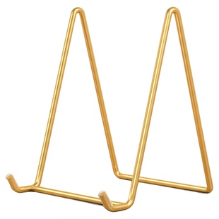 相框摆台奖牌后支架证书展示架照片相册画框加粗托架金属支撑架子