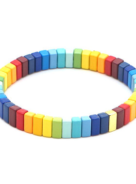 mlgm波西米亚金属烤漆手链