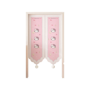 公主风异形门帘卧室儿童房隔断帘家用免打扰半帘卫生间隐私遮挡帘