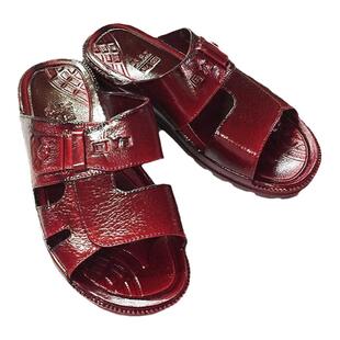 回力拖鞋油拖男士中老年塑胶防滑耐磨家居户外凉拖鞋厚底拖鞋3238