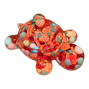 大号水果切入油乌龟大号桌面摆件入油液体对对碰玩偶可爱解压玩具