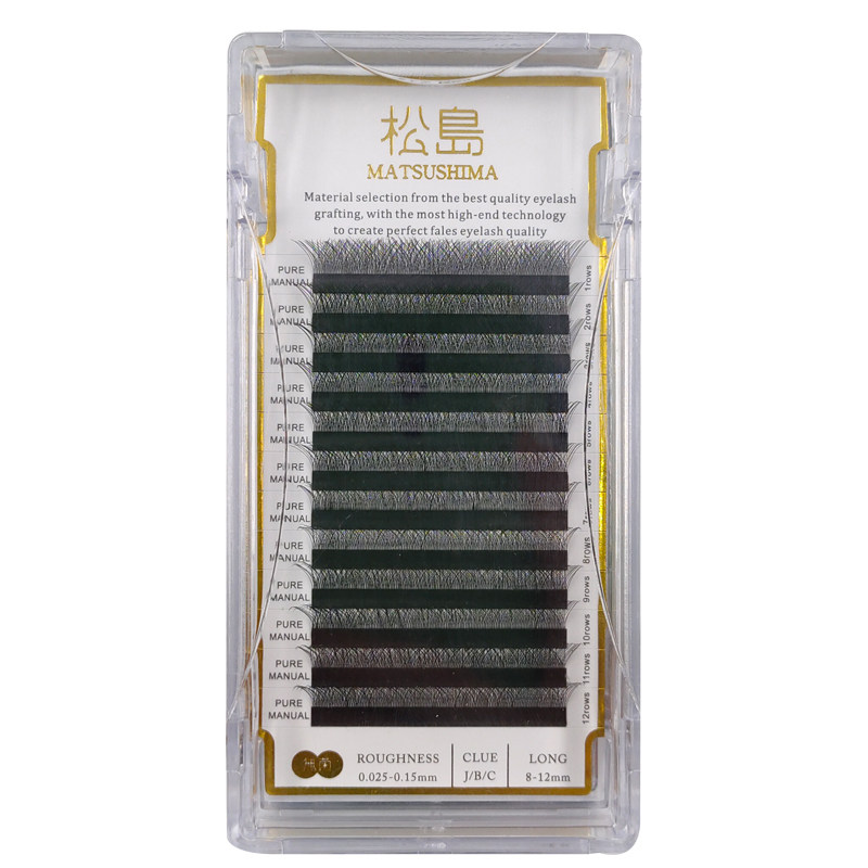 Y型嫁接睫毛爱情网自然编织yy美睫网红款假睫毛美睫店用BCD翘