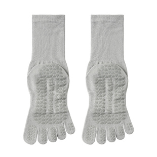 五指瑜伽袜子女专业防滑夏季分趾中筒袜普拉提专用健身运动跑步袜