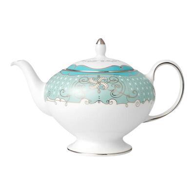 wedgwood英国蓝色骨瓷茶壶
