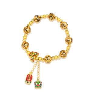 景泰蓝转运珠珐琅繁花手链十二生辰国风掐丝手串送女友特色饰礼品