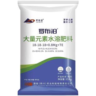 国投新疆罗布泊硫酸钾型大量元素水溶肥冲施肥滴灌肥硼果转色增甜