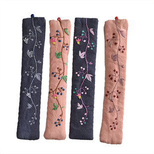 好好写字笔套手工DIY刺绣材料包创意花草初学绣花工具教学套件