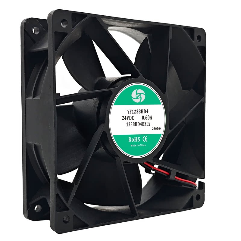 全新直流DC24V散热风扇YF1238HD4商用大功率电磁炉配件0.60A12038