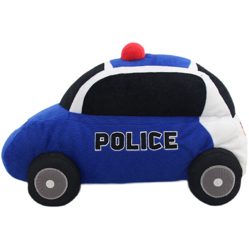 警车模型形状儿童礼物公仔玩偶