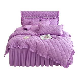 2025款床笠罩床裙二合一单件被套床头罩三四件套床罩1.8m1.5米床