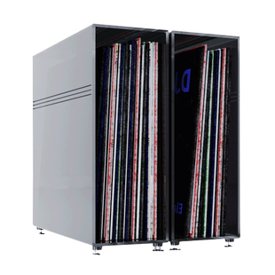 GreyCube灰方黑胶唱片架cd收纳柜老唱片光碟存放收纳盒漫画展示架