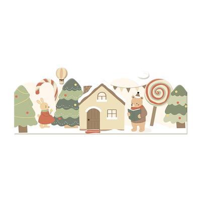 meitinghome儿童房圣诞墙贴防撞