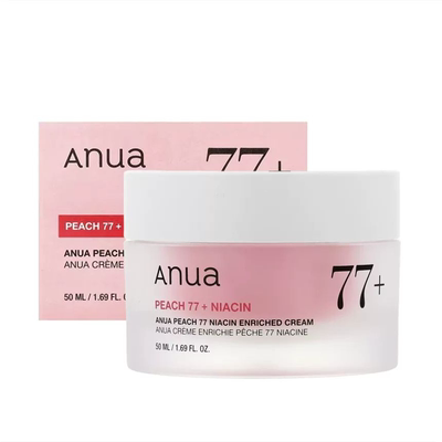 现货ANUA桃子77%烟酰胺面霜 淡化斑印 亮肤 修护皮肤屏障