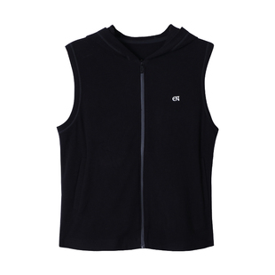 犇业新品保暖背心男女情侣款连帽单层绒休闲外穿薄马甲E172/E175