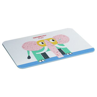 设计师插画卡通硅藻泥硬吸水地垫防滑防溅水垫可爱小众浴室地毯