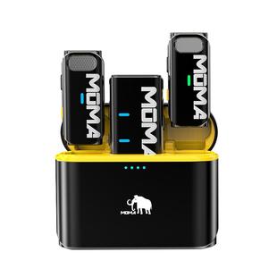 猛玛LARK M1二代无线降噪麦克风领夹式一拖二手机直播猛犸收音麦