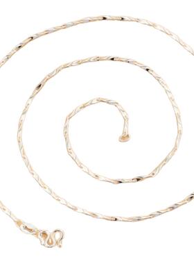 顺钦银楼纯银瓜子链项链简约款