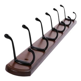 墙上挂衣架壁挂衣服挂架挂钩衣勾挂包架墙壁免打孔长排创意挂衣钩