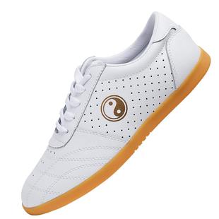 劲武太极鞋男真皮牛筋底新款专业武术鞋春秋季太极拳练功鞋女款夏